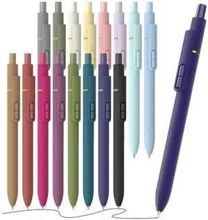 16 Pack Blue Gel Pens with Fidget, 0.7mm Quick-Drying Blue Ink Fine Point Smooth Writing - Stress Relief Retractable, Soft Grip Cute Pen for Journaling, School Office, Gift Vintage Morandi 16 Pack Blue Gel Pens with Fidget, 0.7mm Quick-Drying Blue Ink Fine Point Smooth Writing - Stress Relief Retractable, Soft Grip Cute Pen for Journaling, School Office, Gift Vintage Morandi