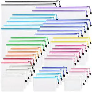 42pcs Mesh Zipper Pouch Bags, 8 Sizes Plastic zippered Storage Bags for Organizing, Clear Pouches with Zipper, Waterproof Mesh Pouch for Office Supplies, Home Organize, Travel Storage 42pcs Mesh Zipper Pouch Bags, 8 Sizes Plastic zippered Storage Bags for Organizing, Clear Pouches with Zipper, Waterproof Mesh Pouch for Office Supplies, Home Organize, Travel Storage
