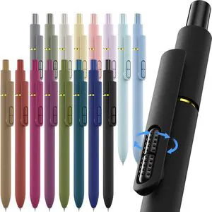 Colorful Gel Pens, 16 Pack 0.7mm Colored Ink Quick-Drying No Bleed Smooth Writing Coloring, Soft Grip Stress Relief, Fine Point Retractable for Journaling, Note Taking, Office, Students Adults Colorful Gel Pens, 16 Pack 0.7mm Colored Ink Quick-Drying No Bleed Smooth Writing Coloring, Soft Grip Stress Relief, Fine Point Retractable for Journaling, Note Taking, Office, Students Adults