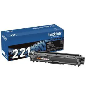 Genuine Standard Yield Toner Cartridge, TN221BK, Replacement Black Toner, Page Yield Upto 2,500 Pages, Amazon Dash Replenishment Cartridge, TN221 Genuine Standard Yield Toner Cartridge, TN221BK, Replacement Black Toner, Page Yield Upto 2,500 Pages, Amazon Dash Replenishment Cartridge, TN221