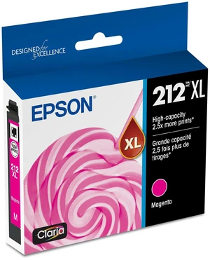212 Claria Ink High Capacity Magenta Cartridge (T212XL320-S) Works with Workforce WF-2830, 2850 and Expression XP-4100, 4105 212 Claria Ink High Capacity Magenta Cartridge (T212XL320-S) Works with Workforce WF-2830, 2850 and Expression XP-4100, 4105