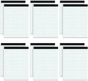 Graph Paper Pad 8.5 x 11, 12 Pack Graph Paper Notebook 4x4 Graph Ruled Grid Paper Pad 8-1/2" x 11", Blueprint Quadrille Pads, Grid Paper Notebook 8.5 x 11, White 70 GSM Graft Paper, 30 Sheets/Pad Graph Paper Pad 8.5 x 11, 12 Pack Graph Paper Notebook 4x4 Graph Ruled Grid Paper Pad 8-1/2" x 11", Blueprint Quadrille Pads, Grid Paper Notebook 8.5 x 11, White 70 GSM Graft Paper, 30 Sheets/Pad