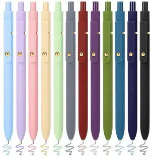 Colored Gel Pens 12 Pack 0.7mm Medium Point Pens for Journaling Quick-Dry Ink, Smooth Writing Colorful Pens for Note Taking, Doodling, Aesthetic Office School Supplies, Gifts for Women Men Colored Gel Pens 12 Pack 0.7mm Medium Point Pens for Journaling Quick-Dry Ink, Smooth Writing Colorful Pens for Note Taking, Doodling, Aesthetic Office School Supplies, Gifts for Women Men
