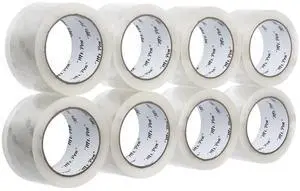 Packing Tape, 8 Pack, 2 Inch Wide, 60 Yards, Clear Heavy Duty Packing Tape for Shipping, Packaging, Moving and Storage Packing Tape, 8 Pack, 2 Inch Wide, 60 Yards, Clear Heavy Duty Packing Tape for Shipping, Packaging, Moving and Storage
