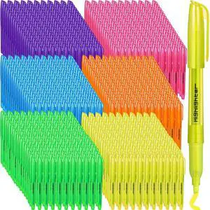 600 Pcs Highlighters Bulk 6 Assorted Colors Chisel Tip Markers No Bleed Quick Dry for Teachers Students, Yellow Pink Blue Orange Green Purple Bulk, Bible Study Classroom School Supplies 600 Pcs Highlighters Bulk 6 Assorted Colors Chisel Tip Markers No Bleed Quick Dry for Teachers Students, Yellow Pink Blue Orange Green Purple Bulk, Bible Study Classroom School Supplies