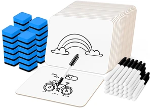 26 Pack Dry Erase Boards with 26 Erasers and 26 Markers, 12.5x 9 Double-Sided Reusable Small White Board, Smooth Writing & Wipe-Clean Design, Portable Study Whiteboard 26 Pack Dry Erase Boards with 26 Erasers and 26 Markers, 12.5x 9 Double-Sided Reusable Small White Board, Smooth Writing & Wipe-Clean Design, Portable Study Whiteboard