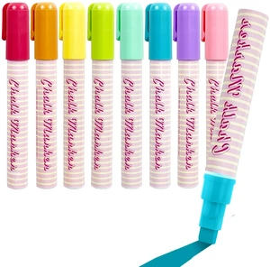 Window Chalk Markers for Cars Glass Washable, 8 Colors Macaron Jumbo Liquid Chalk Marker Pens with 10mm 3 in 1 Nib Wide Tip, Chalkboard Markers Car Window Paint Pen for Auto, Mirror, Poster Window Chalk Markers for Cars Glass Washable, 8 Colors Macaron Jumbo Liquid Chalk Marker Pens with 10mm 3 in 1 Nib Wide Tip, Chalkboard Markers Car Window Paint Pen for Auto, Mirror, Poster