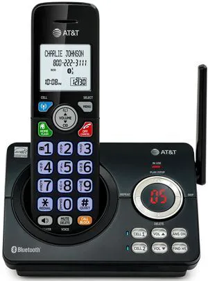 DECT 6.0 Cordless Phone Smart Call Blocker, Bluetooth Connect to Cell, Caller ID Announce, Answering Machine, Big Buttons | DL72179 DECT 6.0 Cordless Phone Smart Call Blocker, Bluetooth Connect to Cell, Caller ID Announce, Answering Machine, Big Buttons | DL72179