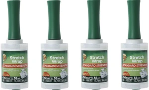 Brand Stretch Wrap Roll, Clear, 5 inches by 1000 feet, 285849, Set of 4 Brand Stretch Wrap Roll, Clear, 5 inches by 1000 feet, 285849, Set of 4