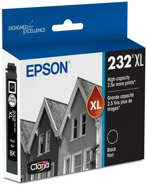 232 Claria Ink High Capacity Black Cartridge (T232XL120-S) Works with Workforce WF-2930,2950 and Expression XP-4200, 4205 232 Claria Ink High Capacity Black Cartridge (T232XL120-S) Works with Workforce WF-2930,2950 and Expression XP-4200, 4205