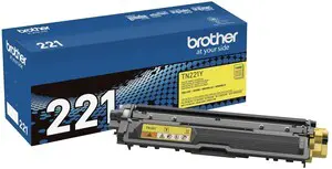 Genuine Standard Yield Toner Cartridge, TN221Y, Replacement Yellow Color Toner, Page Yield Up to 1,400 Pages, Amazon Dash Replenishment Cartridge, TN221 Genuine Standard Yield Toner Cartridge, TN221Y, Replacement Yellow Color Toner, Page Yield Up to 1,400 Pages, Amazon Dash Replenishment Cartridge, TN221