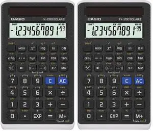 fx-260 Solar II Scientific Calculator | 10-Digit Display | Fraction & Trig Functions | Ideal for Middle School, High School Math, Algebra, Trigonometry | Solar Powered (Pack of 2) fx-260 Solar II Scientific Calculator | 10-Digit Display | Fraction & Trig Functions | Ideal for Middle School, High School Math, Algebra, Trigonometry | Solar Powered (Pack of 2)