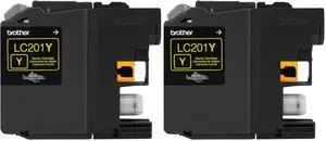 LC201Y Standard Yield Yellow Ink Cartridge (Pack of 2) LC201Y Standard Yield Yellow Ink Cartridge (Pack of 2)