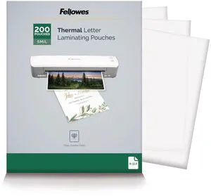 Thermal Clear Laminating Pouches, Letter Size Sheets, 5 Mil, 200pk Premium Protection, Dry-Erase Friendly, Perfect for Classroom School Supplies & Projects, For Use with All Thermal Laminators Thermal Clear Laminating Pouches, Letter Size Sheets, 5 Mil, 200pk Premium Protection, Dry-Erase Friendly, Perfect for Classroom School Supplies & Projects, For Use with All Thermal Laminators