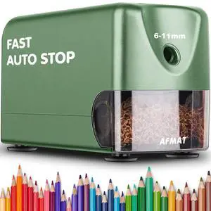 Heavy Duty Electric Pencil Sharpener, Auto Stop Classroom Pencil Sharpeners for 6-11mm No.2/Colored Pencils, Standard/Large Pencils, Fast Sharpen in 3s, Sharp Point, Teachers Must Haves PSX3 Heavy Duty Electric Pencil Sharpener, Auto Stop Classroom Pencil Sharpeners for 6-11mm No.2/Colored Pencils, Standard/Large Pencils, Fast Sharpen in 3s, Sharp Point, Teachers Must Haves PSX3