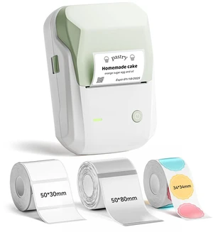 B1 Label Maker Machine with 3 Tapes, 2Inch Thermal Label Printer Portable, Bluetooth, Multiple Templates App, for Home, School, Office, Small Business, Compatible with Phones and PC (Green) B1 Label Maker Machine with 3 Tapes, 2Inch Thermal Label Printer Portable, Bluetooth, Multiple Templates App, for Home, School, Office, Small Business, Compatible with Phones and PC (Green)
