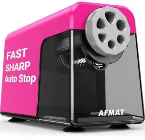 Heavy Duty Electric Pencil Sharpener, 6 Holes, Auto Stop Pencil Sharpeners Plug in, Classroom Pencil Sharpener for 6-11mm Pencils, Super Fast, Save Pencils, Teacher Must Have, PSX1 Heavy Duty Electric Pencil Sharpener, 6 Holes, Auto Stop Pencil Sharpeners Plug in, Classroom Pencil Sharpener for 6-11mm Pencils, Super Fast, Save Pencils, Teacher Must Have, PSX1