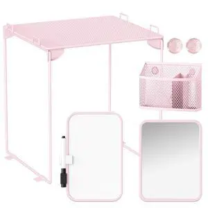 Pink Locker Accessories with Locker Shelf, Magnetic Mirror, Magnetic Pen Holder, Magnetic Small Whiteboard, Back to School Essentials Locker Decorations, 7 Piece Locker Organizer for Work Pink Locker Accessories with Locker Shelf, Magnetic Mirror, Magnetic Pen Holder, Magnetic Small Whiteboard, Back to School Essentials Locker Decorations, 7 Piece Locker Organizer for Work