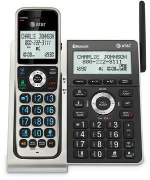 BL3107 DECT 6.0 Cordless Phone with Bluetooth Connect to Cell, Smart Call Blocker, Digital Answering System, Extended Range, Big Buttons, 1 Handset - Titanium Black BL3107 DECT 6.0 Cordless Phone with Bluetooth Connect to Cell, Smart Call Blocker, Digital Answering System, Extended Range, Big Buttons, 1 Handset - Titanium Black