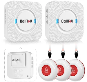 Caregiver Pager Wireless Call Button Nurse Alert System 500+ Feet Easy Setup, Whole-House Coverage, Peace of Mind, Waterproof Call Button for Elderly, Seniors, Patients and Home Caregivers Caregiver Pager Wireless Call Button Nurse Alert System 500+ Feet Easy Setup, Whole-House Coverage, Peace of Mind, Waterproof Call Button for Elderly, Seniors, Patients and Home Caregivers