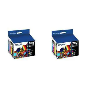 202 Claria Ink Standard Capacity Black & Color Cartridge Combo Pack (T202120-BCS) Works with Workforce WF-2860,Expression XP-5100,(Pack of 2) 202 Claria Ink Standard Capacity Black & Color Cartridge Combo Pack (T202120-BCS) Works with Workforce WF-2860,Expression XP-5100,(Pack of 2)
