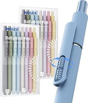 16 Pack Morandi Black Ballpoint Pens 1.0mm Fidget Pens for Adults Quality German Ink Smooth Writing Retractable Pen for Nurses Teacher Women Men School Office Work 16 Pack Morandi Black Ballpoint Pens 1.0mm Fidget Pens for Adults Quality German Ink Smooth Writing Retractable Pen for Nurses Teacher Women Men School Office Work