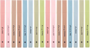Bible Highlighters with Soft Chisel Tip, 16 Pack Assorted Colors Pens No Bleed, Quick Dry Set, Cute Aesthetic Markers, Bible Study Journaling Supplies and Accessories (Earthy) Bible Highlighters with Soft Chisel Tip, 16 Pack Assorted Colors Pens No Bleed, Quick Dry Set, Cute Aesthetic Markers, Bible Study Journaling Supplies and Accessories (Earthy)