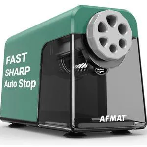 Heavy Duty Electric Pencil Sharpener, 6 Holes, Auto Stop Pencil Sharpeners for 6-11mm Pencils, Classroom Electric Sharpener for Artists, 7000 Sharpenings, Save Pencils, PSX1 Heavy Duty Electric Pencil Sharpener, 6 Holes, Auto Stop Pencil Sharpeners for 6-11mm Pencils, Classroom Electric Sharpener for Artists, 7000 Sharpenings, Save Pencils, PSX1