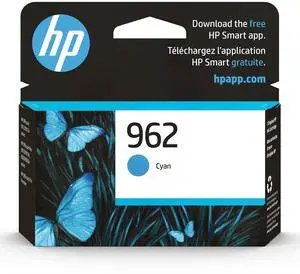 962 Cyan Ink Cartridge | Works with OfficeJet 9010, Pro 9010, 9020 | Eligible for Instant Ink | 3HZ96AN 962 Cyan Ink Cartridge | Works with OfficeJet 9010, Pro 9010, 9020 | Eligible for Instant Ink | 3HZ96AN