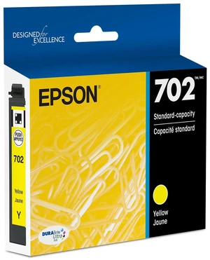 702 Genuine Ink Standard Capacity Yellow Cartridge T702420 Standard Capacity for WorkForce Pro WF-3720 WF-3730 WF-3733 Printers 702 Genuine Ink Standard Capacity Yellow Cartridge T702420 Standard Capacity for WorkForce Pro WF-3720 WF-3730 WF-3733 Printers