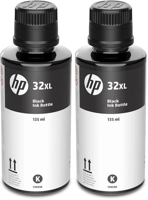 32XL | Ink Bottle | Black | Up to 6000 Pages per Bottle| Works Smart Tank Plus 651 and Smart Tank Plus 551 | 1VV24AN | Packaging May Vary (Pack of 2) 32XL | Ink Bottle | Black | Up to 6000 Pages per Bottle| Works Smart Tank Plus 651 and Smart Tank Plus 551 | 1VV24AN | Packaging May Vary (Pack of 2)