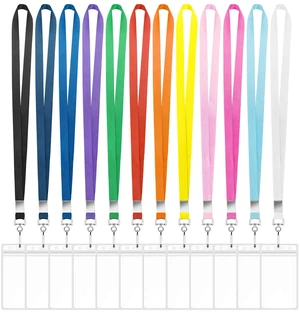 48 Pack Cruise Lanyards with Waterproof Badge Holders, 12 Colors Soft Neck Lanyards, Clear Resealable Pvc Holders, Fits Id And Cruise Cards, Color Coded For Groups And Events 48 Pack Cruise Lanyards with Waterproof Badge Holders, 12 Colors Soft Neck Lanyards, Clear Resealable Pvc Holders, Fits Id And Cruise Cards, Color Coded For Groups And Events