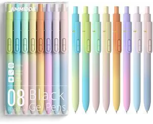 0.7mm Gel Pens Black Ink, 8 Pack Retractable Pens with Fidget Clip Medium Point Smooth Writing, Quick-Drying, No Smudges, Stress Relief, Journaling, Note Taking, School, Office, Student/Adults 0.7mm Gel Pens Black Ink, 8 Pack Retractable Pens with Fidget Clip Medium Point Smooth Writing, Quick-Drying, No Smudges, Stress Relief, Journaling, Note Taking, School, Office, Student/Adults