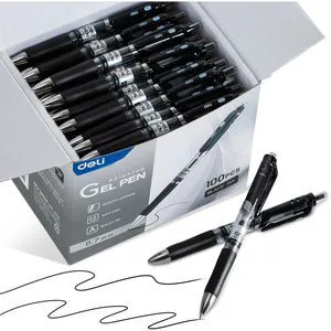 Gel Pens, 100 Pcs Retractable Pens Black Ink, Medium Point Pen 0.7mm Smooth Writing, Fast Dry, No Bleed for Journaling Note Taking, Home School Office Supplies Gel Pens, 100 Pcs Retractable Pens Black Ink, Medium Point Pen 0.7mm Smooth Writing, Fast Dry, No Bleed for Journaling Note Taking, Home School Office Supplies