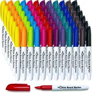 Fine Tip Dry Erase Markers, 72 Pack, 12 Colors, 1-2mm Line, Non-Toxic Easily Erases, Non-Toxic Ink, Perfect for Whiteboards, Ideal for Kids, Students, Group Work & Classroom, Back to School Fine Tip Dry Erase Markers, 72 Pack, 12 Colors, 1-2mm Line, Non-Toxic Easily Erases, Non-Toxic Ink, Perfect for Whiteboards, Ideal for Kids, Students, Group Work & Classroom, Back to School