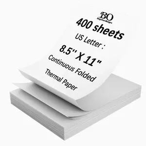 400Pcs Fanfold Thermal Printer Paper 8.5 x 11 Inch for Inkless Printers BPA-Free Thermal Printer Paper for N80/PD-A4/Most Portable Printers, Quick-Dry Fanfold Thermal Paper for Home,Outdoor,Travel 400Pcs Fanfold Thermal Printer Paper 8.5 x 11 Inch for Inkless Printers BPA-Free Thermal Printer Paper for N80/PD-A4/Most Portable Printers, Quick-Dry Fanfold Thermal Paper for Home,Outdoor,Travel