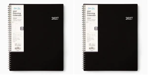 2027 Weekly and Monthly Planner Calendar, Includes January 2027 - December 2027, 8.5" x 11", Flexible Cover, Wirebound, Laminated Tabs, Storage Pocket, Enterprise (Pack of 2) 2027 Weekly and Monthly Planner Calendar, Includes January 2027 - December 2027, 8.5" x 11", Flexible Cover, Wirebound, Laminated Tabs, Storage Pocket, Enterprise (Pack of 2)
