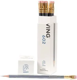 602 Pencils, Firm Japanese Graphite, Gunmetal Gray, 12 Count 602 Pencils, Firm Japanese Graphite, Gunmetal Gray, 12 Count