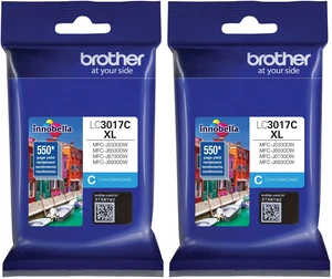 LC3017C High Yield Cyan Ink Cartridge, 1 Size (Pack of 2) LC3017C High Yield Cyan Ink Cartridge, 1 Size (Pack of 2)