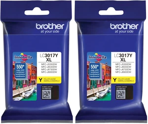 LC3017Y High Yield Yellow Ink Cartridge (Pack of 2) LC3017Y High Yield Yellow Ink Cartridge (Pack of 2)