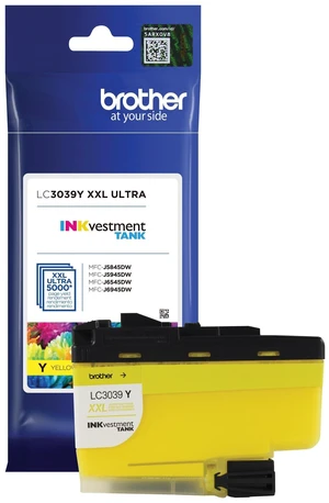 Genuine LC3039Y, Single Pack Ultra High-Yield Yellow INKvestment Tank Ink Cartridge, Page Yield Up to 5,000 Pages, LC3039, Amazon Dash Replenishment Cartridge Genuine LC3039Y, Single Pack Ultra High-Yield Yellow INKvestment Tank Ink Cartridge, Page Yield Up to 5,000 Pages, LC3039, Amazon Dash Replenishment Cartridge