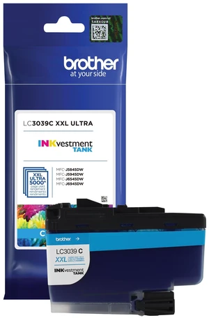 Genuine LC3039C, Single Pack Ultra High-Yield Cyan INKvestment Tank Ink Cartridge, Page Yield Up to 5,000 Pages, LC3039, Amazon Dash Replenishment Cartridge Genuine LC3039C, Single Pack Ultra High-Yield Cyan INKvestment Tank Ink Cartridge, Page Yield Up to 5,000 Pages, LC3039, Amazon Dash Replenishment Cartridge