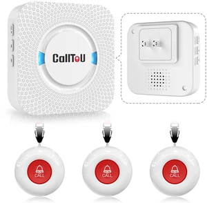 Caregiver Pager Wireless Call Button Nurse Alert System 500+ Feet Easy Setup, Loud Whole-Home Alerts, Peace of Mind, Waterproof Call Button for Elderly, Seniors, Patients and Home Caregivers Caregiver Pager Wireless Call Button Nurse Alert System 500+ Feet Easy Setup, Loud Whole-Home Alerts, Peace of Mind, Waterproof Call Button for Elderly, Seniors, Patients and Home Caregivers