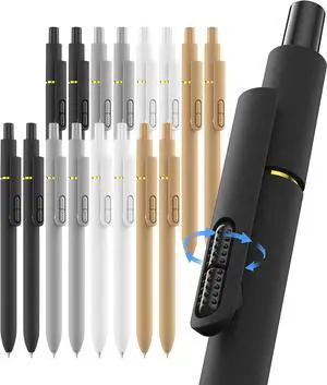 16 Pcs Gel Pens Black Ink, Fine Point(0.5mm),with Fidget Clip Stress Relief, Quick-Drying Smooth Writing,School and Office Supplies(black white) 16 Pcs Gel Pens Black Ink, Fine Point(0.5mm),with Fidget Clip Stress Relief, Quick-Drying Smooth Writing,School and Office Supplies(black white)