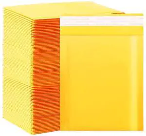 Kraft bubble mailers 6x9 Inch 200 Pack,Self-Sealing Paper Envelopes for Packaging,Strong Adhesion Envelope Mailers, Small Waterproof Cushioned Padded Shipping Bags Yellow #0 Kraft bubble mailers 6x9 Inch 200 Pack,Self-Sealing Paper Envelopes for Packaging,Strong Adhesion Envelope Mailers, Small Waterproof Cushioned Padded Shipping Bags Yellow #0