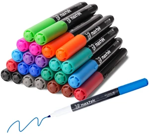 Dry Erase Markers, Ultra Fine Tip, 12 Colors, 24 Count Low Odor, 0.7mm Fine Point, For Planning Whiteboard, Calendar Boards Dry Erase Markers, Ultra Fine Tip, 12 Colors, 24 Count Low Odor, 0.7mm Fine Point, For Planning Whiteboard, Calendar Boards