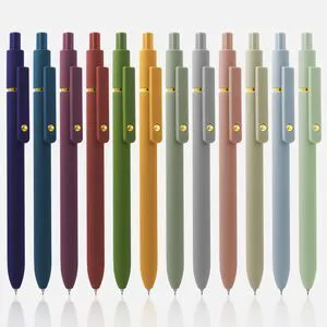 12 Pcs Gel Pens 0.5mm Quick Dry Black Ink Pens Fine Point Smooth Writing Pens, Cute Office and School Supplies Gifts for Women Teacher Students (12 Pcs Morandi and Vintage Gold) 12 Pcs Gel Pens 0.5mm Quick Dry Black Ink Pens Fine Point Smooth Writing Pens, Cute Office and School Supplies Gifts for Women Teacher Students (12 Pcs Morandi and Vintage Gold)