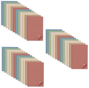 (36 Pack) Lined Sticky Notes 4x6 in,Vintage Large Notepads with Lines Ruled Stickies Super Sticking Power,Office School Memo Note Pads,Post on Windows Doors,Recyclable,Easy to Write on (36 Pack) Lined Sticky Notes 4x6 in,Vintage Large Notepads with Lines Ruled Stickies Super Sticking Power,Office School Memo Note Pads,Post on Windows Doors,Recyclable,Easy to Write on