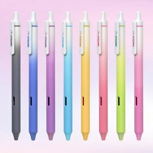 Fine Point Gel Pens: 8ct Multi Colored 0.7mm Medium Point Retractable Assorted Color Ink Pen Smooth Writing for Journaling Coloring Gradient Barrel No Bleed & Smudge & Smear Fine Point Gel Pens: 8ct Multi Colored 0.7mm Medium Point Retractable Assorted Color Ink Pen Smooth Writing for Journaling Coloring Gradient Barrel No Bleed & Smudge & Smear