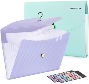 7 Pockets Expanding File Folder, A4 Accordion folders,Blue & Purple Accordion File Folders with 12 Labels, Portable Document Organizer for Home, College, School, and Office Supplies 7 Pockets Expanding File Folder, A4 Accordion folders,Blue & Purple Accordion File Folders with 12 Labels, Portable Document Organizer for Home, College, School, and Office Supplies